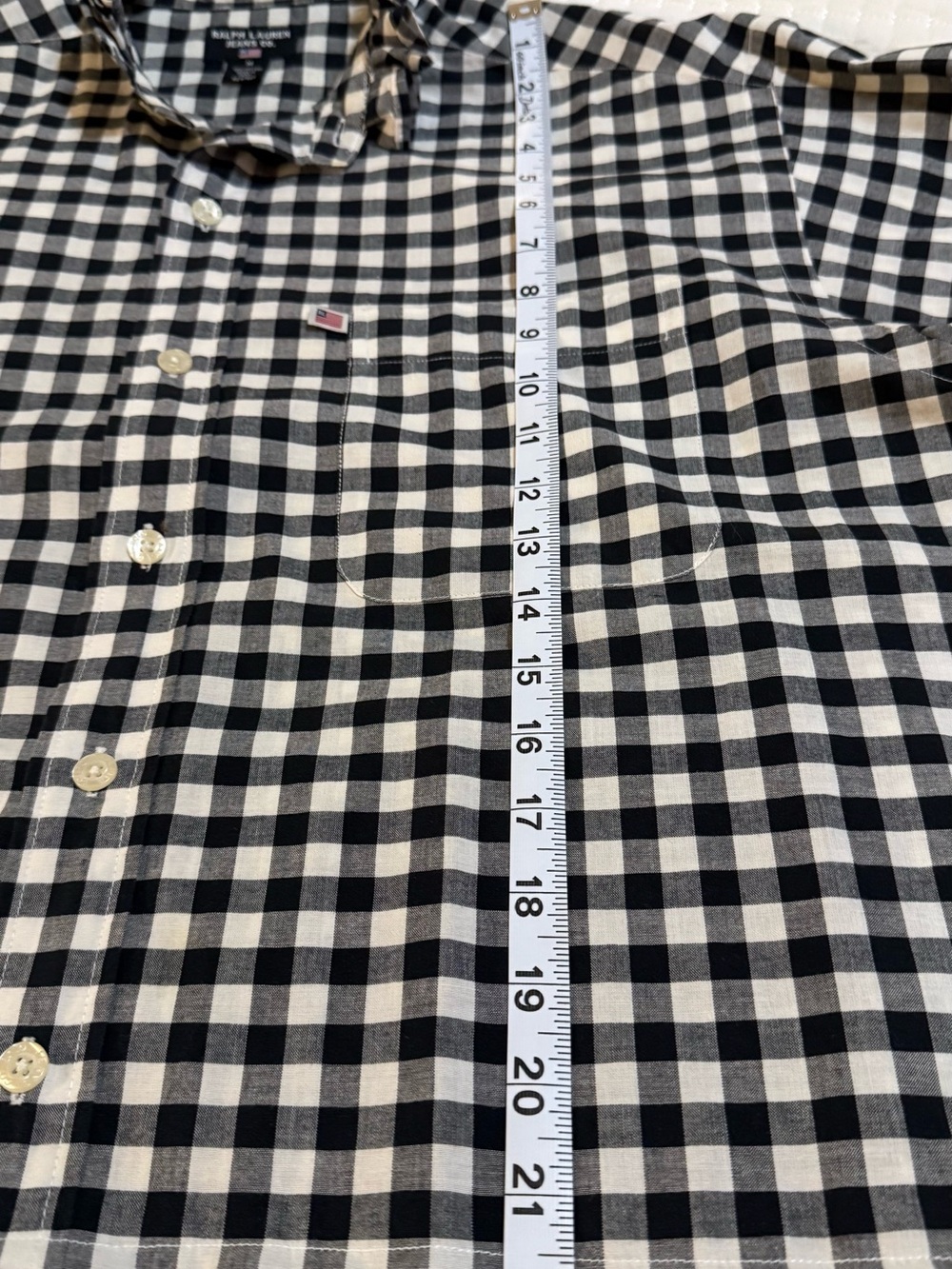 Upcycled Ralph Lauren Button up - Picture 9 of 12